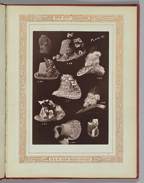 [Hats J58-J64] by William Charles Brown, The Metropolitan Museum of Art